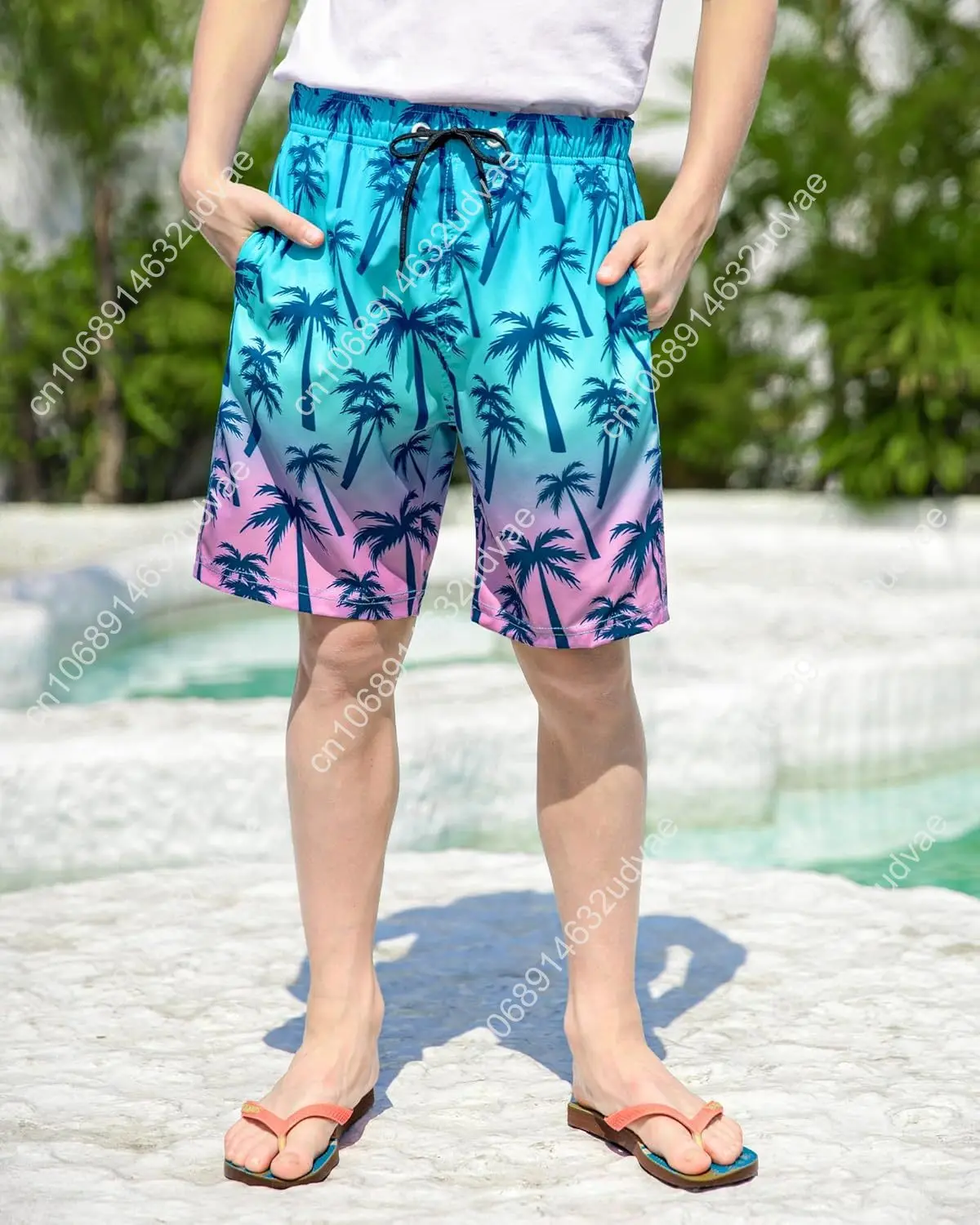 OlyPegic Boys Swim Trunks with - Swim Trunk Quick Dry 评论和价格